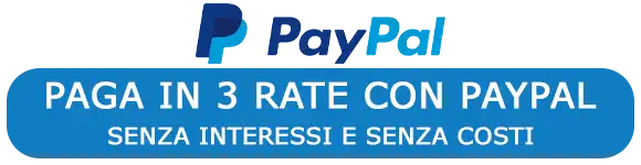 Paga in 3 rate con PayPal